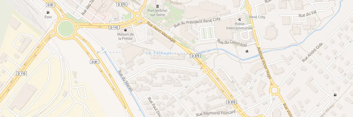 Plan du 15 Rue Mal de Lattre de Tassigny à Port-Jérôme-sur-Seine