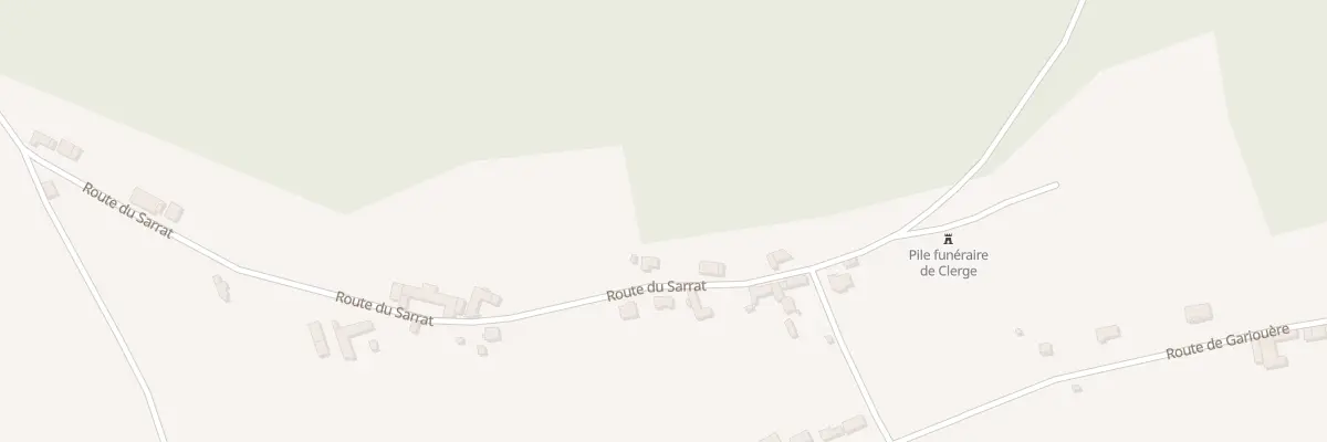 Plan du 1 Quartier Clergé aux Tourreilles