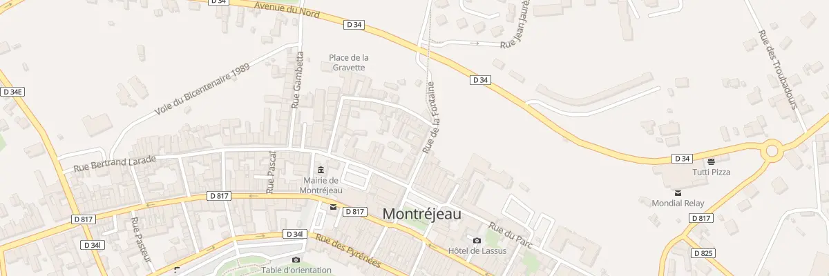 Plan du 15 Rue de la Fontaine à Montréjeau