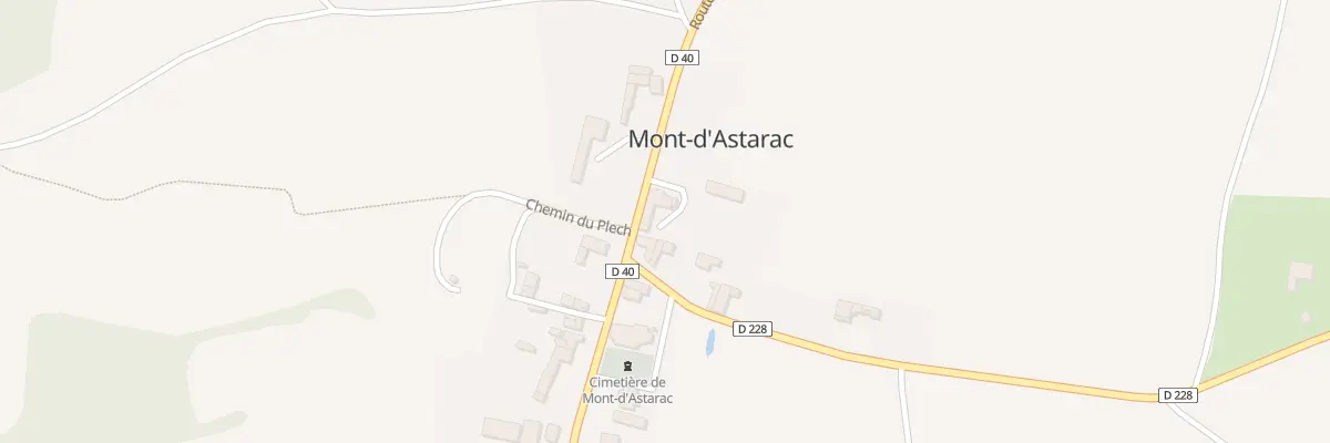 Plan du 5020 Au Presbytere à Mont-d’Astarac