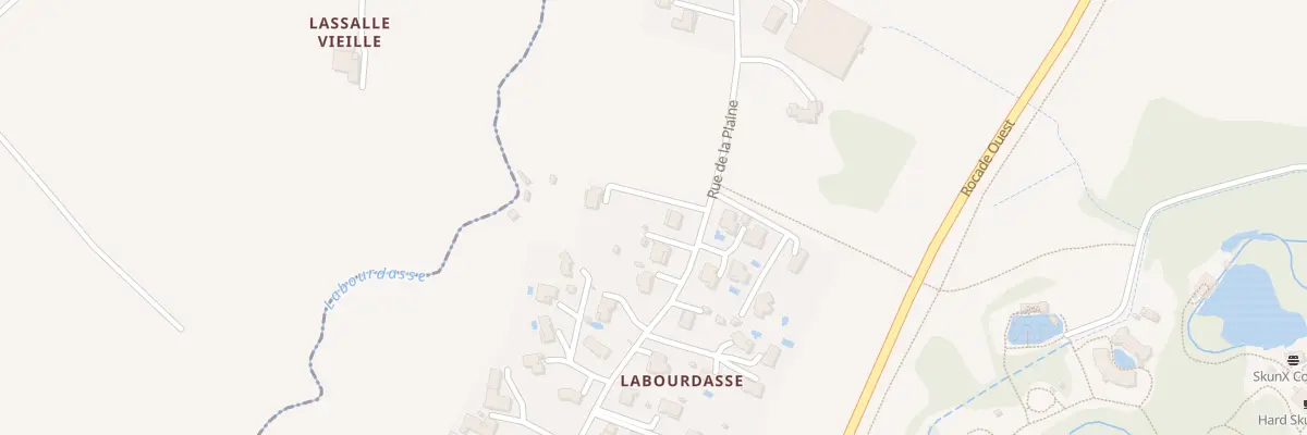 Plan du 53 Rue de la Plaine à Roquefort