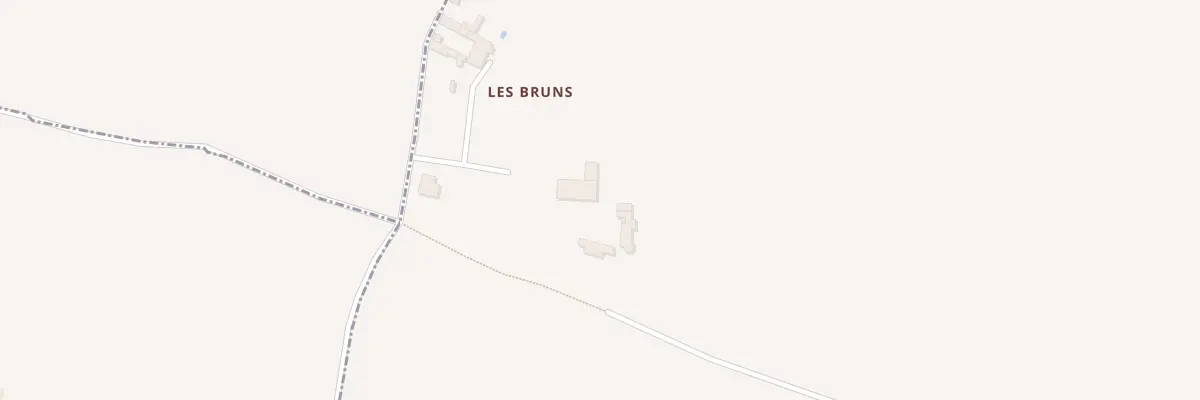 Plan du 5001 Les Bruns à Valdivienne
