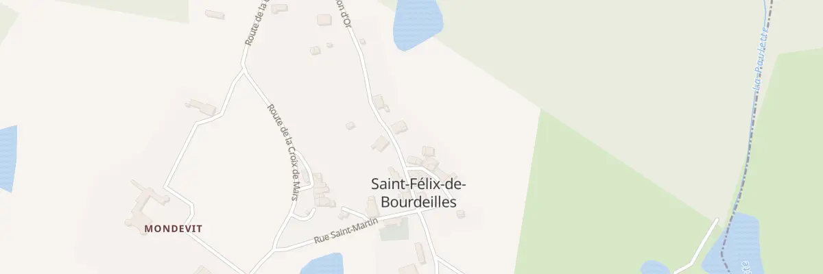 Plan du 16 Le Bourg à Saint-Félix-de-Bourdeilles