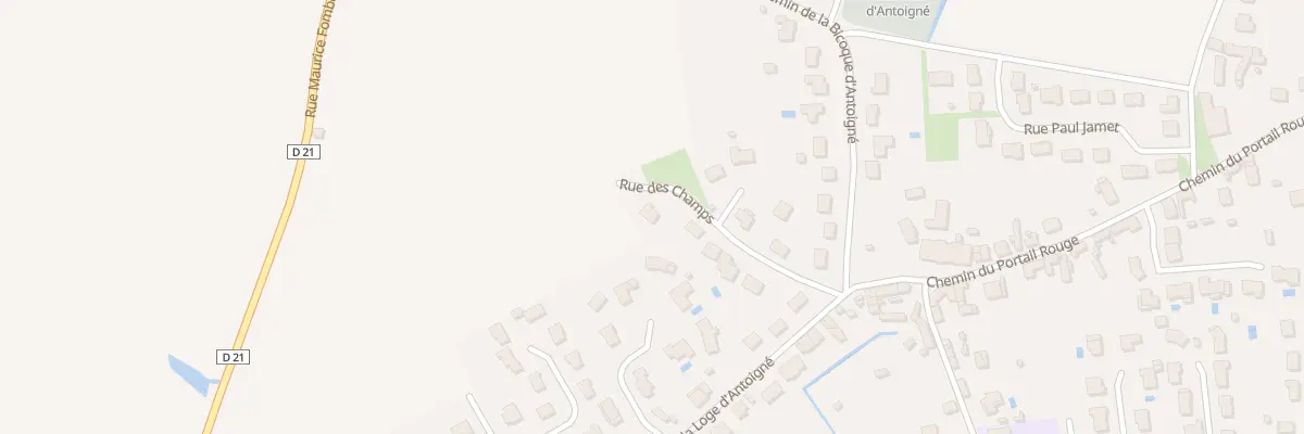 Plan du 11 Rue des Champs à Châtellerault