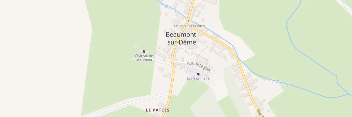 Plan du 23 Rue Alexis de Tocqueville à Beaumont-sur-Dême
