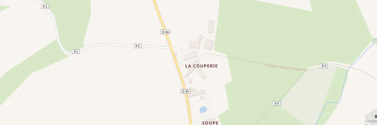 Plan du 5060 La Couperie à Maisoncelles