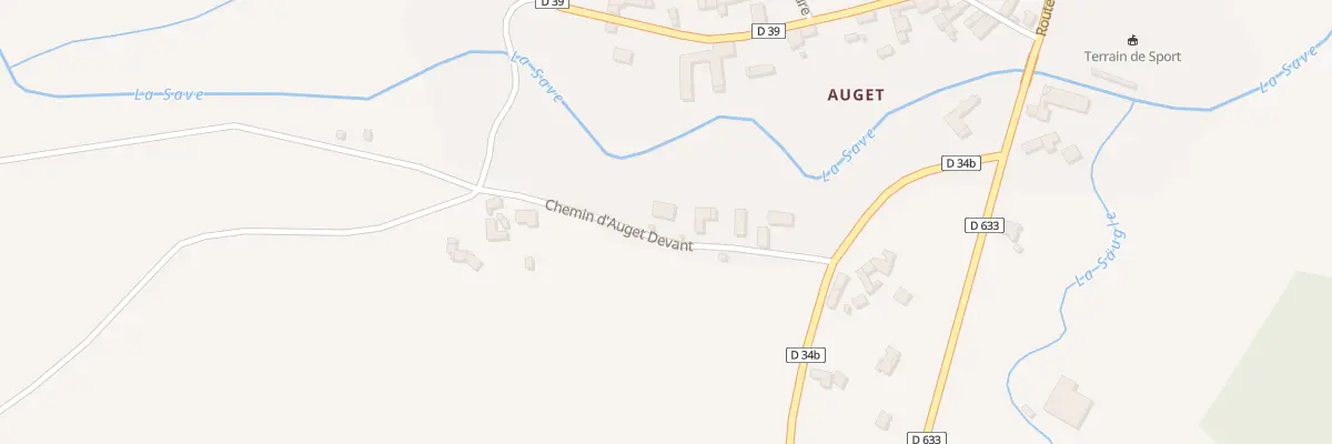 Plan du 4 Chem d’Auget Devant à Saint-Plancard