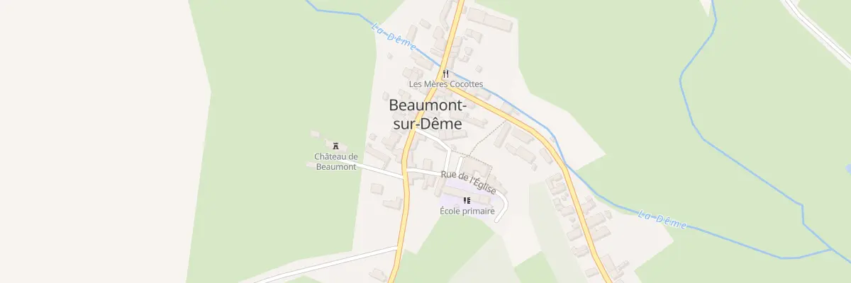 Plan du 21 Rue Alexis de Tocqueville à Beaumont-sur-Dême