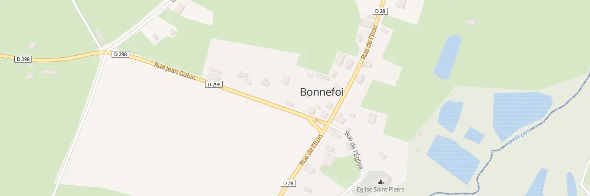 Plan du 2 Rue Jean Gabin à Bonnefoi