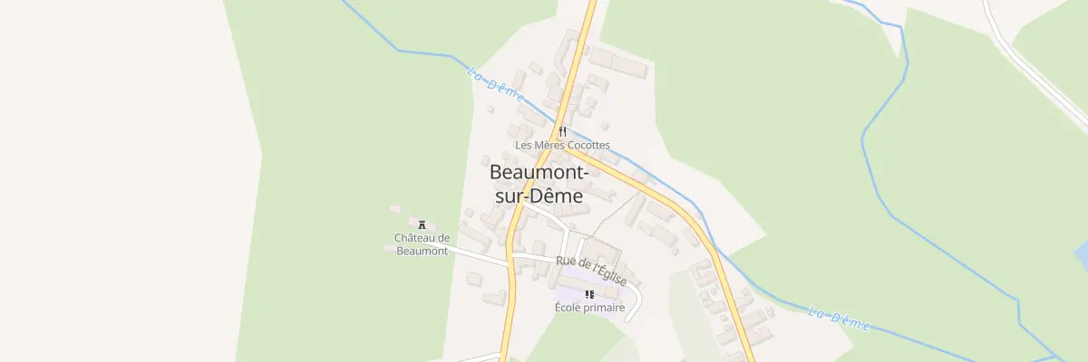 Plan du 13 Rue Alexis de Tocqueville à Beaumont-sur-Dême