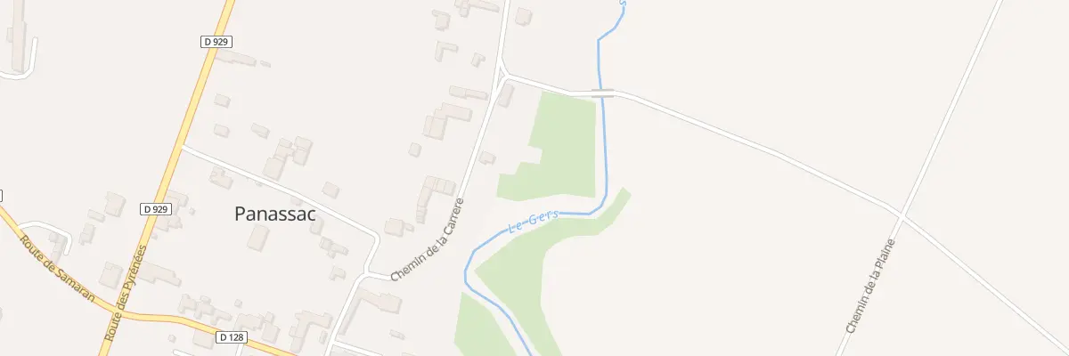 Plan du 5225 Au Village à Panassac