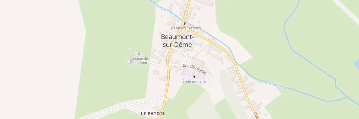 Plan du 2 Rle du Paradis à Beaumont-sur-Dême