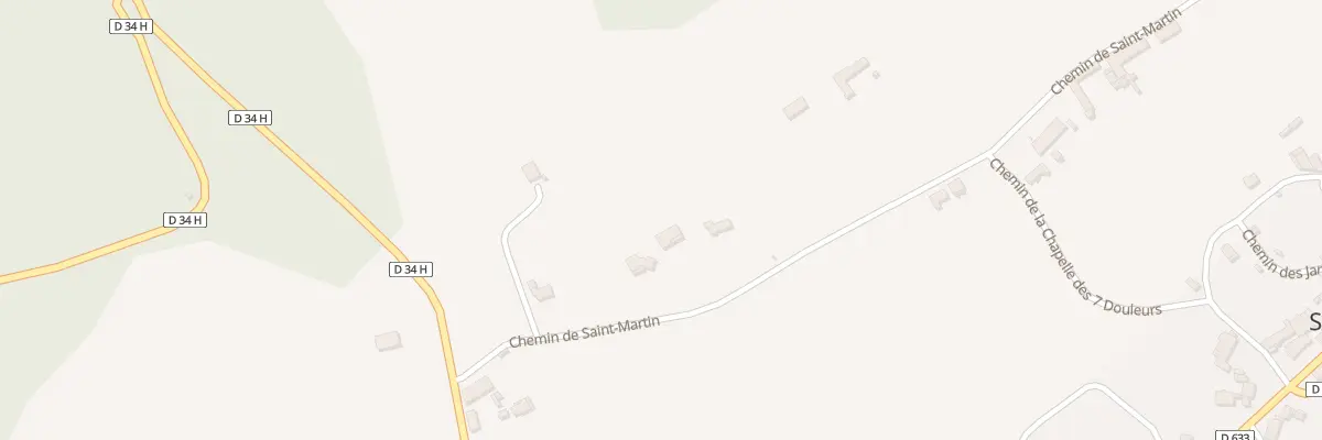 Plan du 8 Che de Saint Martin à Saint-Plancard