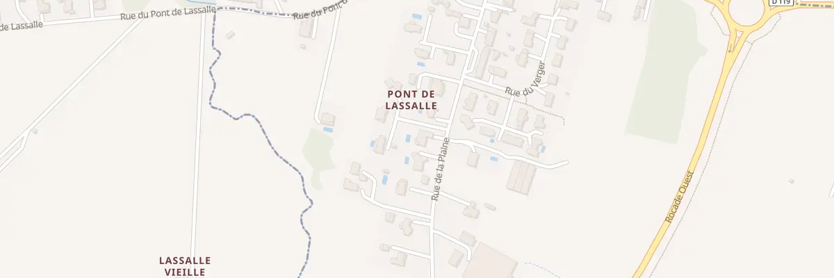 Plan du 71 Rue de la Plaine à Roquefort