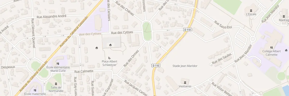 Plan du 20 Rue des Marronniers à Port-Jérôme-sur-Seine
