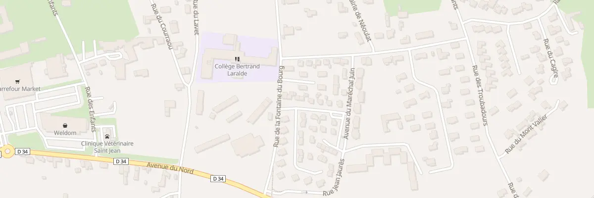 Plan du 5 Rue des Fleurs à Montréjeau