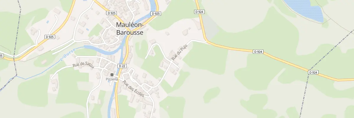 Plan du 122 Rue du Pujo à Mauléon-Barousse
