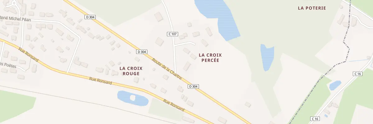 Plan du 7 Rue de la Croix Percée à Lhomme