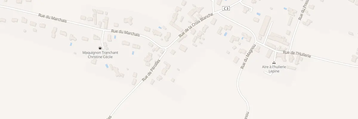 Plan du 13 Rue de la Croix Blanche à Availles-en-Châtellerault