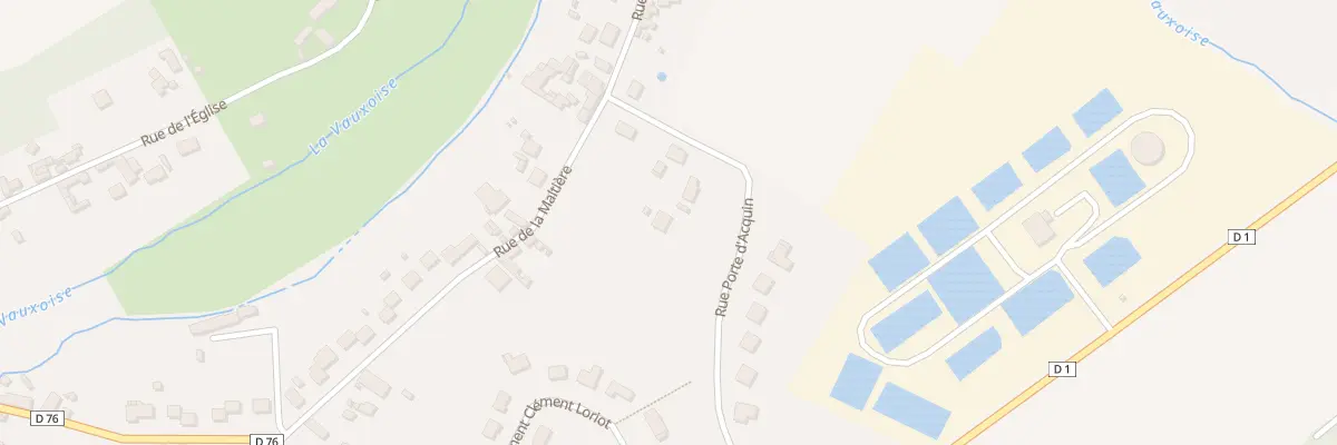 Plan du 6 Rue Porte d’Acquin à Vaux-sur-Vienne