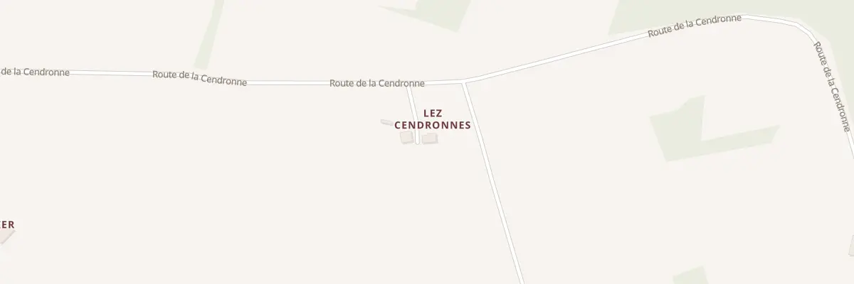 Plan du 44 Les Cendronnes à Monsaguel