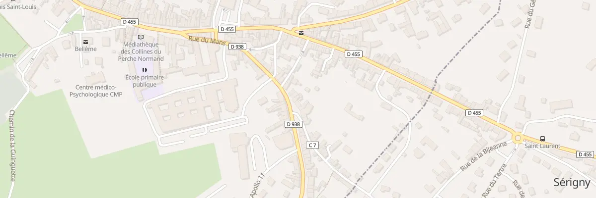 Plan du 49 Rue du Mans à Bellême