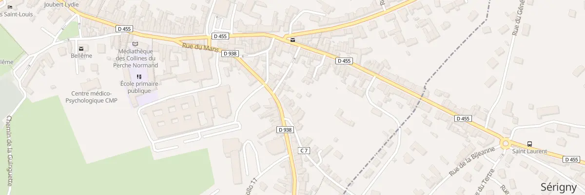 Plan du 47 Rue du Mans à Bellême