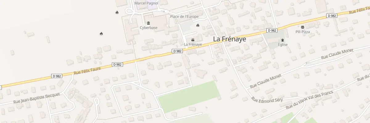 Plan du 16 Rue Félix Faure à La Frénaye