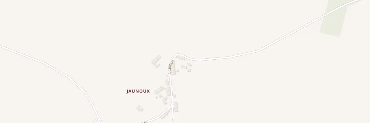 Plan du 1 Vge de Jaunoux à Valdivienne