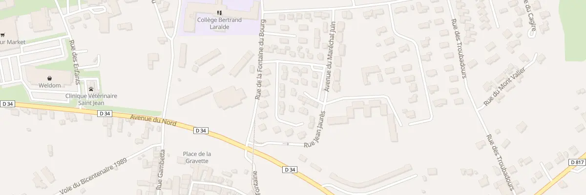 Plan du 18 Rue des Fleurs à Montréjeau