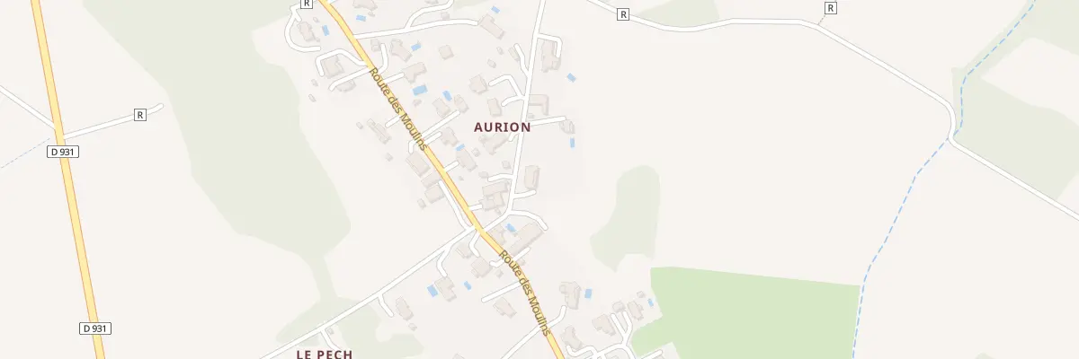 Plan du 4 Imp d’Aurion à Aubiac