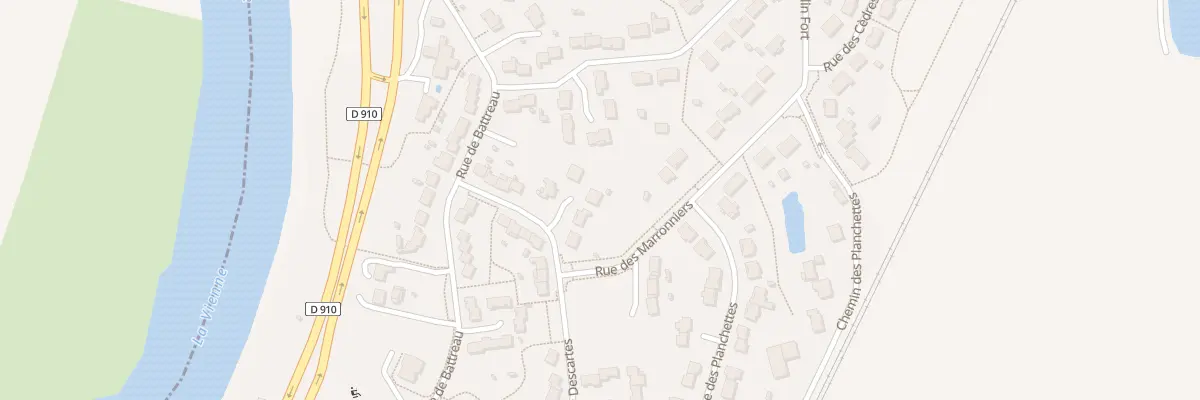 Plan du 13 Rue René Descartes à Ingrandes