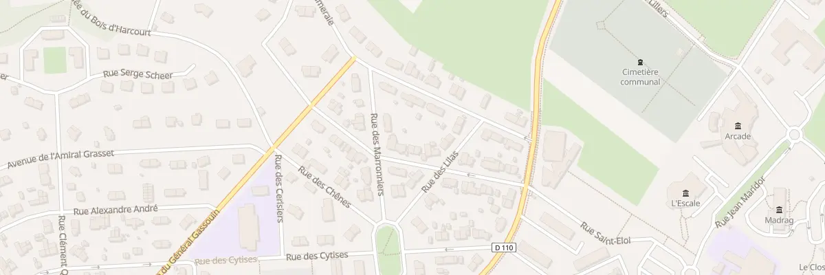 Plan du 15 Rue des Tilleuls à Port-Jérôme-sur-Seine