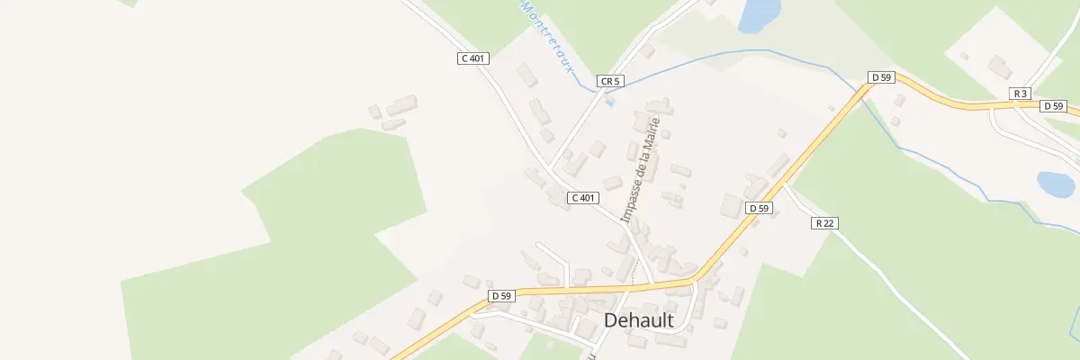 Plan du 5 Rue de la Fontaine à Dehault