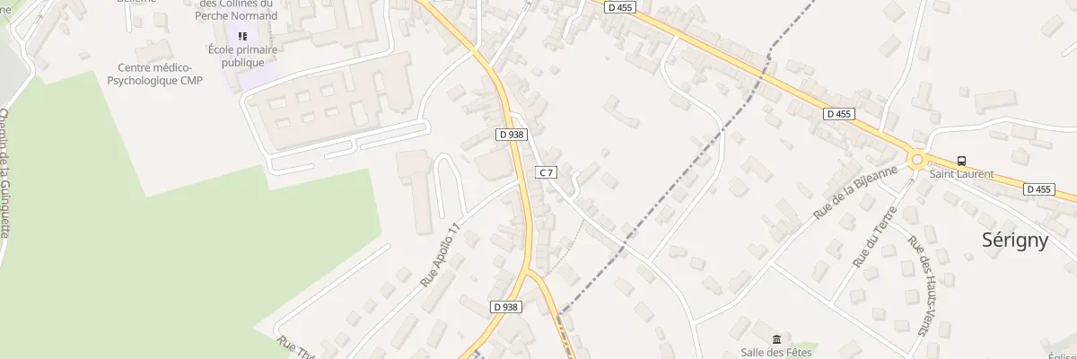 Plan du 75 Rue du Mans à Bellême