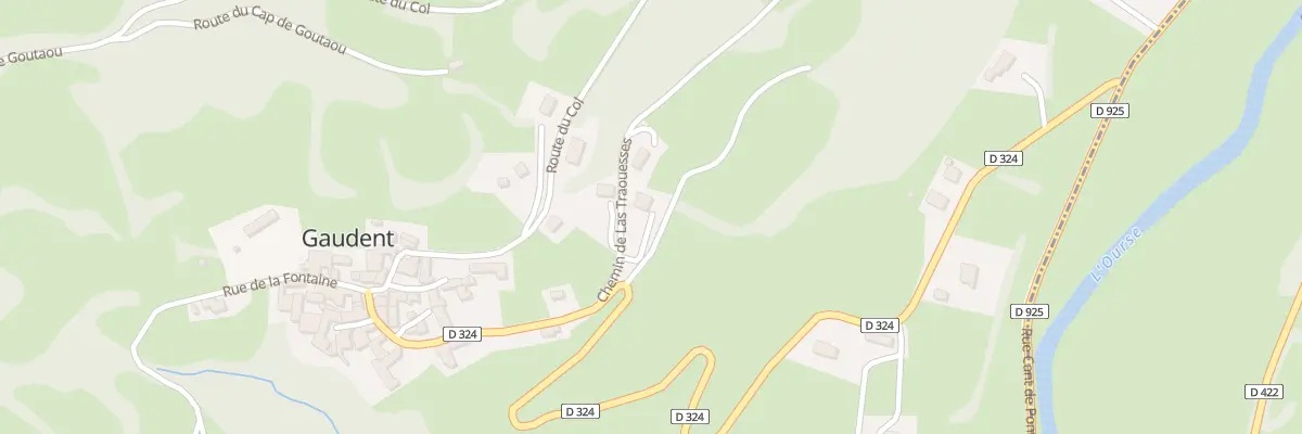 Plan du 1 Che de l’Espone-d’Aoueoux à Gaudent