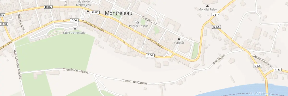Plan du 3 Rue des Fossés à Montréjeau