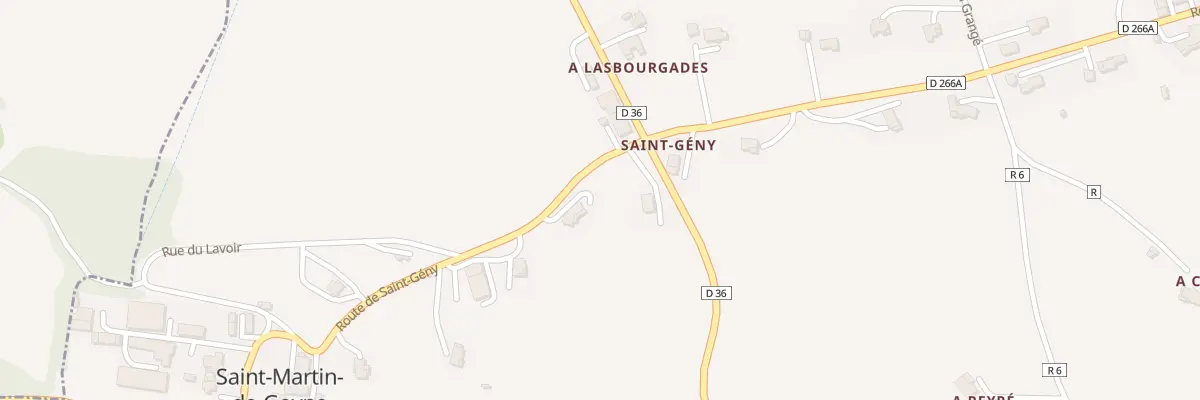 Plan du 5065 Au Village à Saint-Martin-de-Goyne