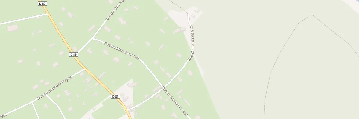 Plan du 180 Rue du Haut des Vals à Trouville-la-Haule