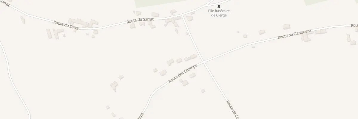 Plan du 55 Rte des Champs aux Tourreilles