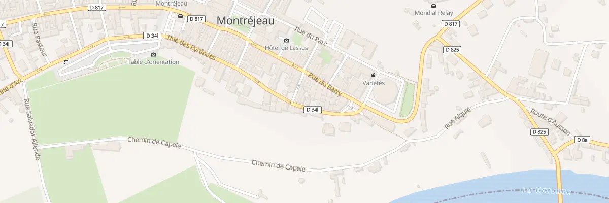 Plan du 18 Rue des Pyrénées à Montréjeau