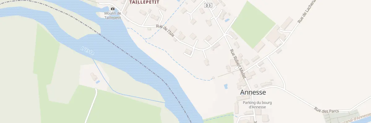 Plan du 5 Rue de l’Isle à Annesse-et-Beaulieu