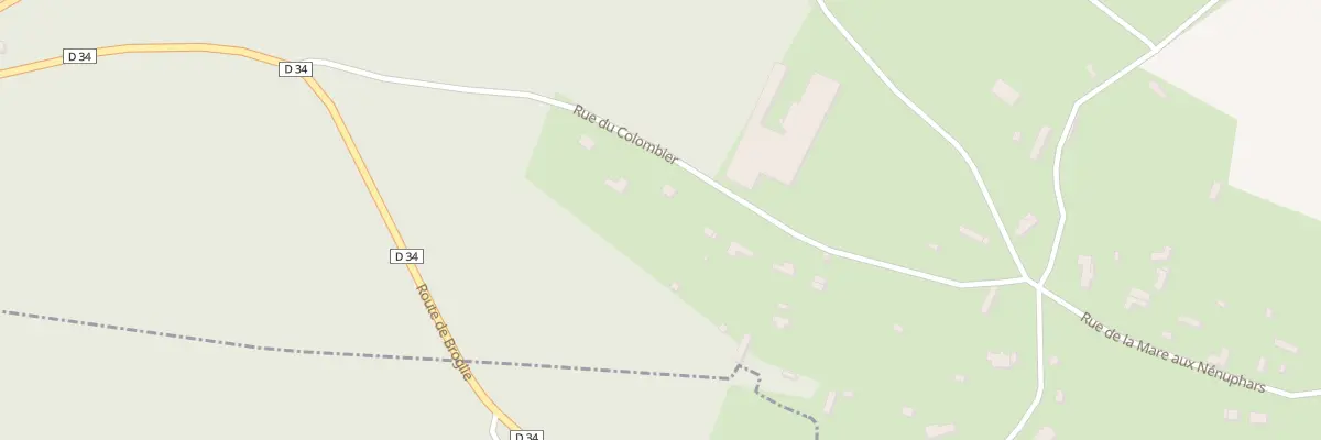 Plan du 28 Rue du Colombier à Ferrières-Saint-Hilaire