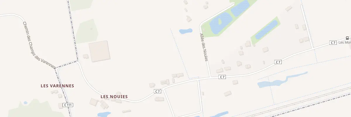 Plan du 37 Rue des nouies à Saint-Genouph