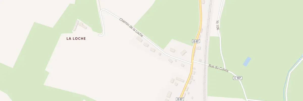 Plan du 5 Che de la Loche à Boëssé-le-Sec