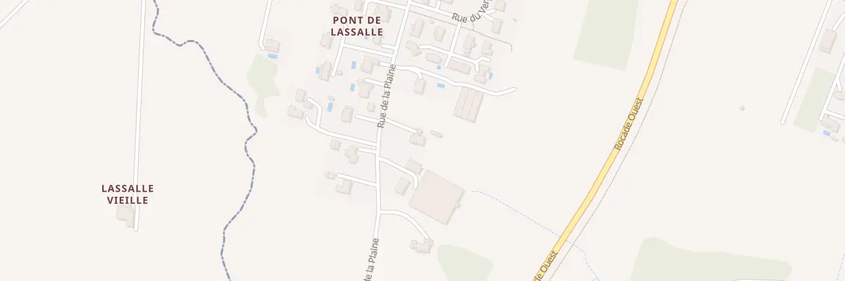 Plan du 76 Rue de la Plaine à Roquefort