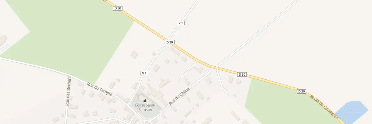 Plan du 2 Imp des Pommiers à Lintot