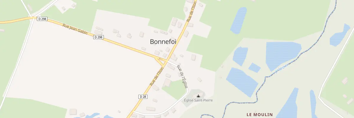 Plan du 20 Le Bourg à Bonnefoi