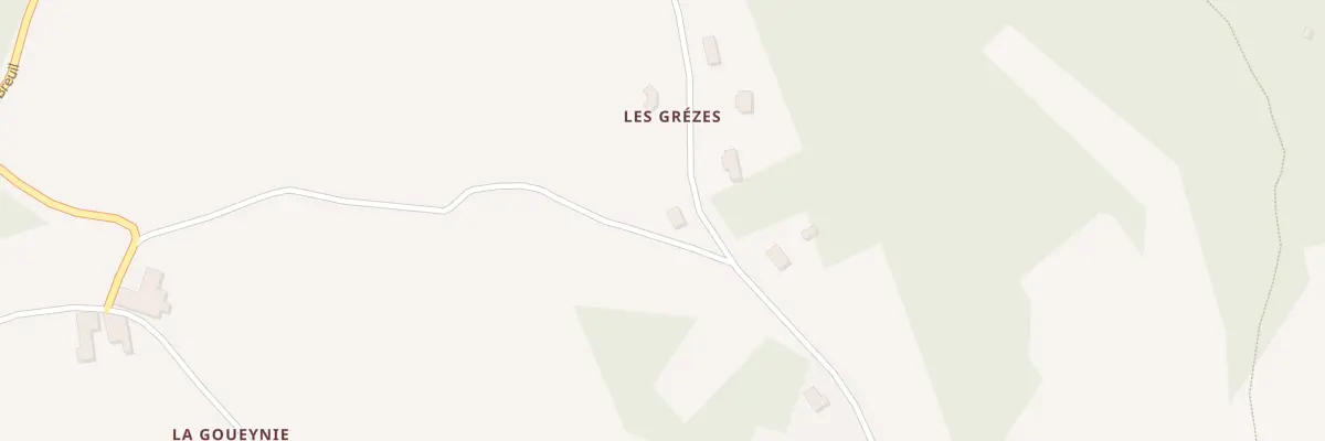 Plan du 1 La Goueynie à Bourdeilles