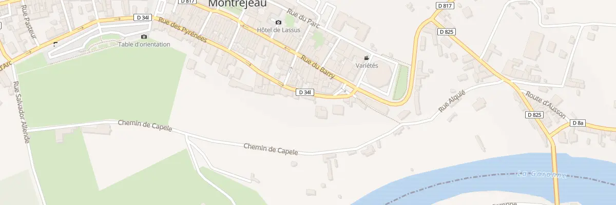 Plan du 7 Rue des Pyrénées à Montréjeau